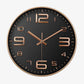 Horloge murale ronde design avec chiffres colorés 30cm Brief