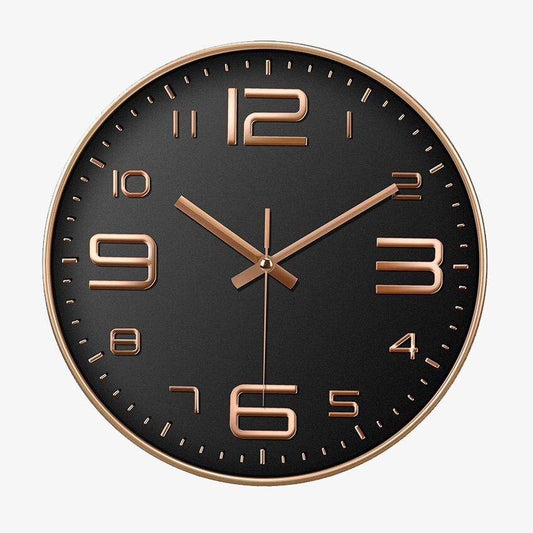 Horloge murale ronde design avec chiffres colorés 30cm Brief
