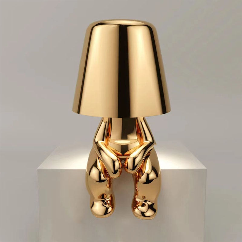Mr. Lamp Lampe Rechargeable – Lampe Moderne à Économie d'Énergie avec Réglage de Lumière Tactile