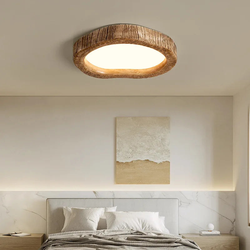 Plafonnier LED BoisNature – Éclairage Chaleureux & Design Naturel