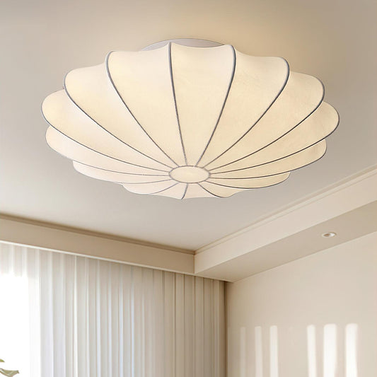 Plafonnier Design Inspiré des Coquillages - Éclairage Moderne en Métal et Polymères