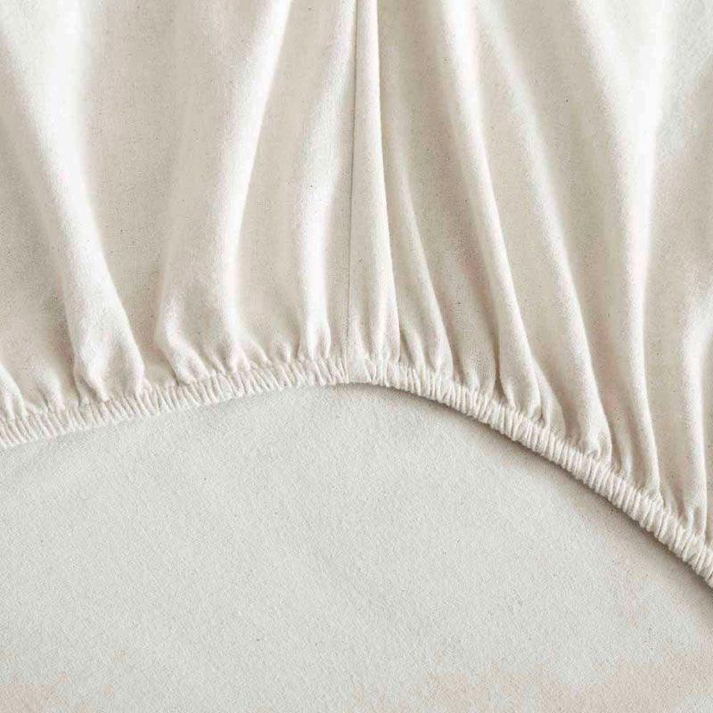 Protège-matelas en flanelle de coton bio