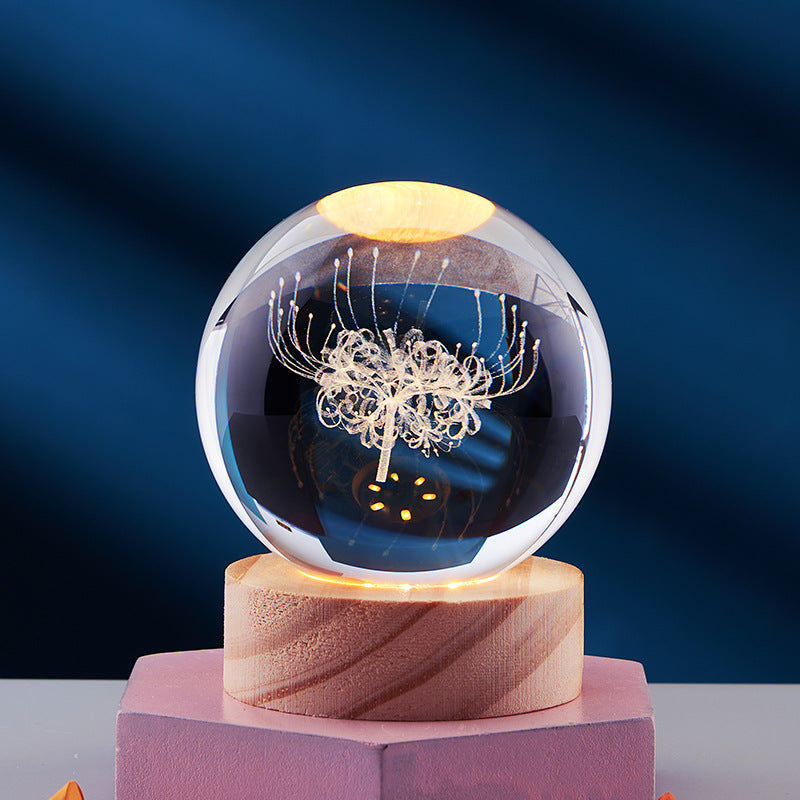 LumiOrb | Lumière en cristal 3D créative
