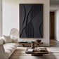 Black 3D Texture Painting