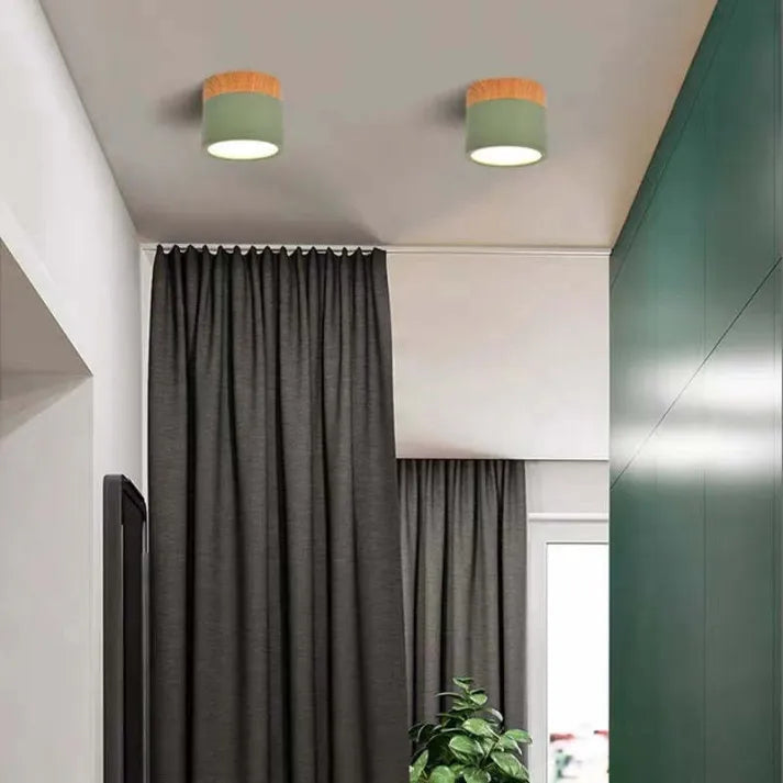 Plafonnier Cylindrique LED Nordic – Éclairage Moderne et Économique pour Couloir