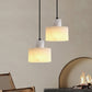 Plafonnier Pendante Scandinave en Marbre Blanc - Design Minimaliste Élégant pour Salon, Chambre et Salle à Manger