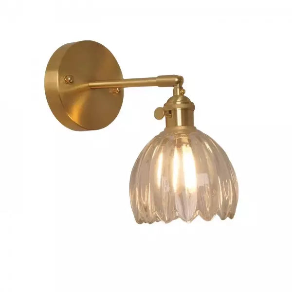 PetalShine - Lampe à Wand rétro en forme de fleur