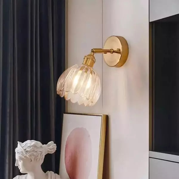 PetalShine - Lampe à Wand rétro en forme de fleur