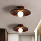 Plafonnier Moderne en Bois – Éclairage LED Minimaliste pour Salon et Bureau
