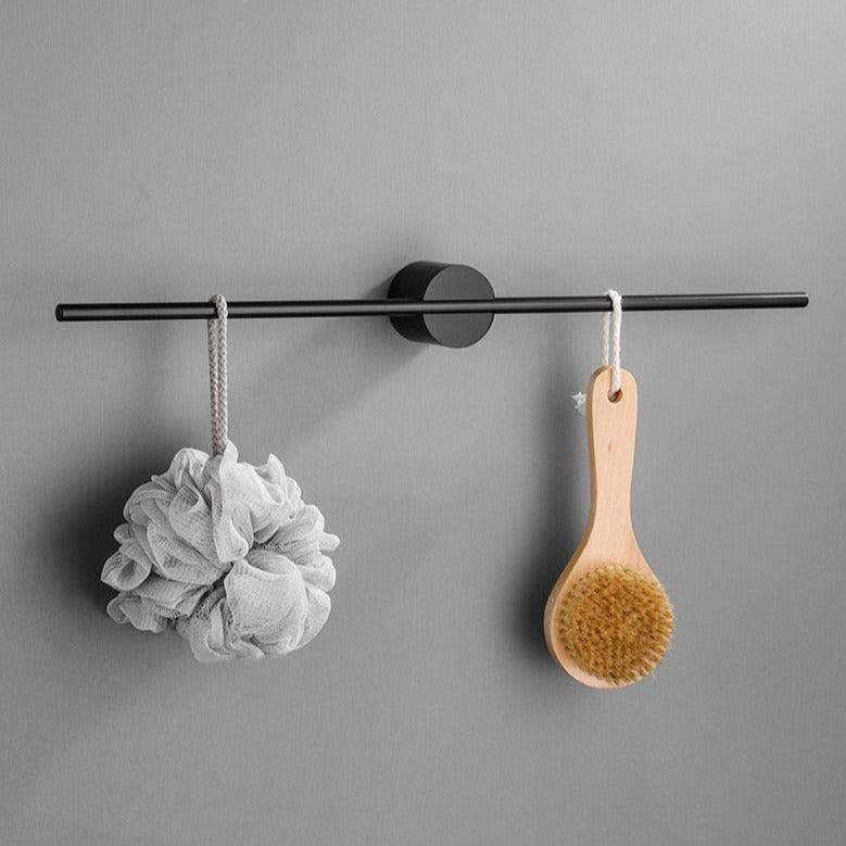 LuxeHang | Étagère à serviettes en métal moderne et élégante, mobile