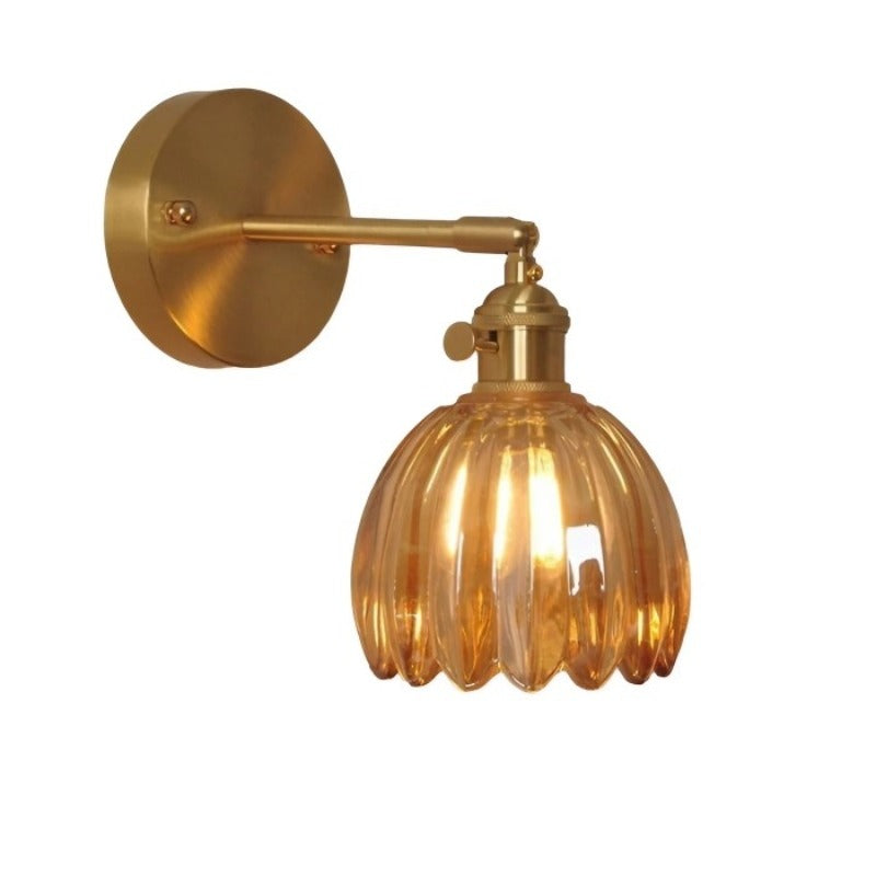 PetalShine - Lampe à Wand rétro en forme de fleur