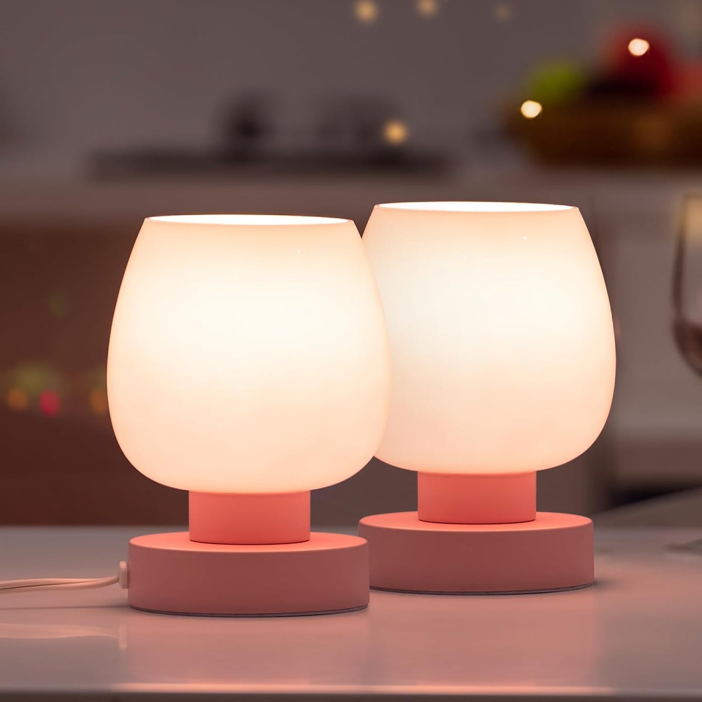 Lampes de table à toucher de nuit Set de 2