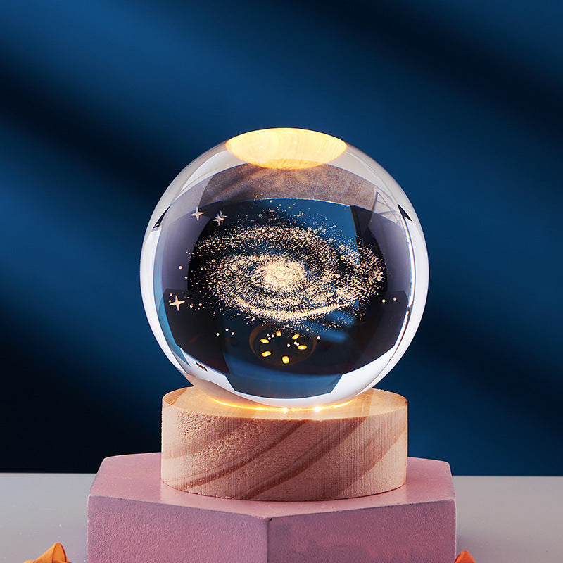 LumiOrb | Lumière en cristal 3D créative