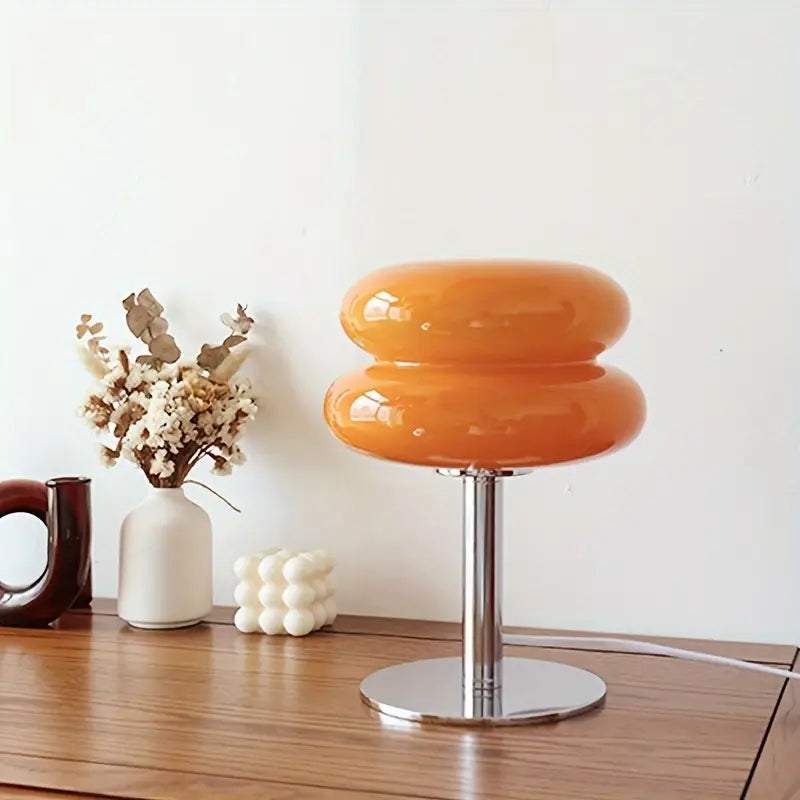 Lampe en Verre Soufflé LumoGlass – Éclairage Élégant & Dimmable