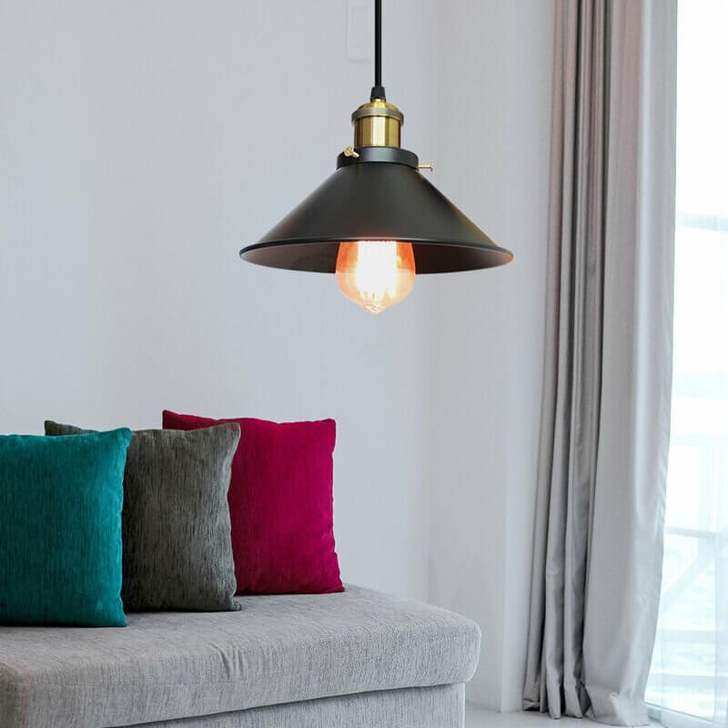 Suspension Vintage BrassGlow – Design Rétro & Finition Laiton Antique