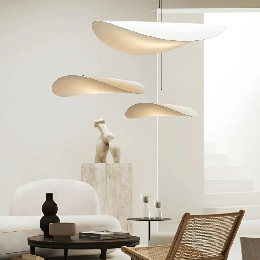 Lustre Suspendu ZenLume – Design Japandi & Ambiance Apaisante