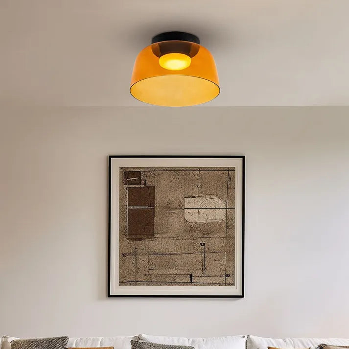 LuxeGlass - Lustre Médiéval de Plafond Luxe