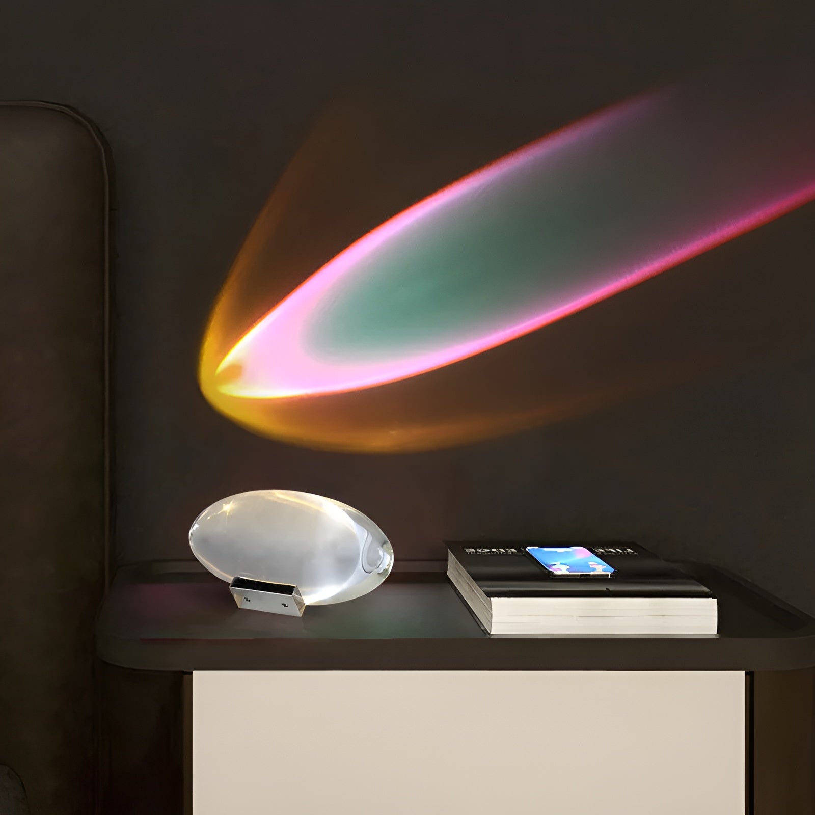 Lampe Cristalline Étoilée - Plongez dans la Magie du Ciel Nocturne