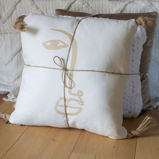 Lot de 3 coussins carrés