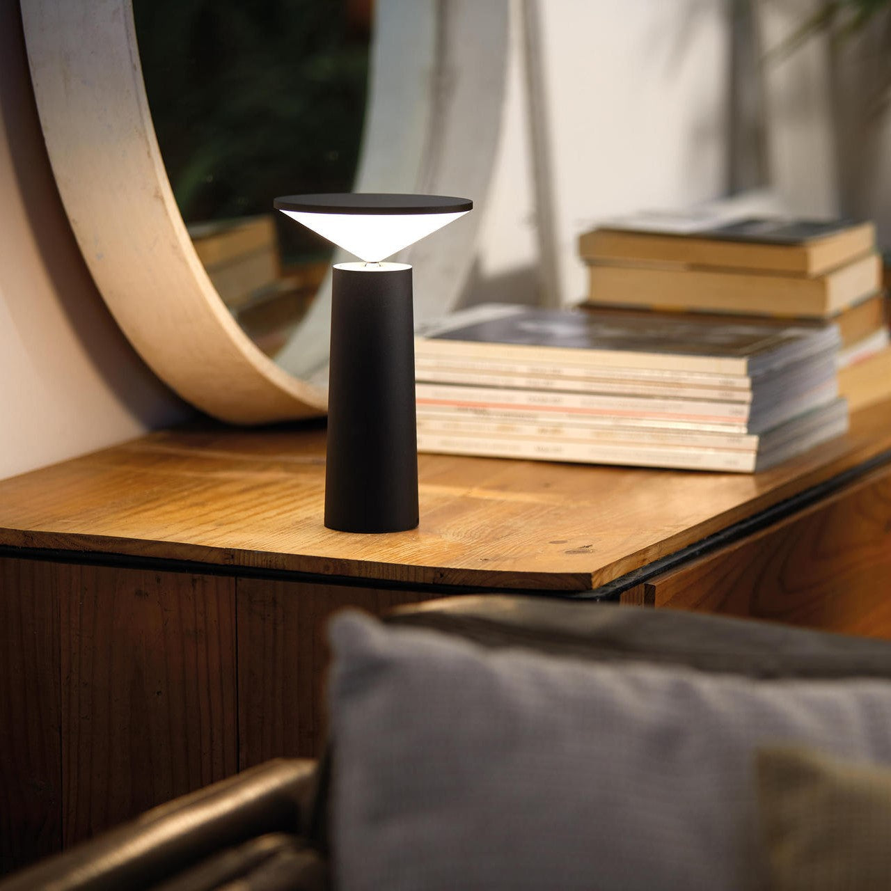 Lampe de Table LED Moderne avec Tête Rotative