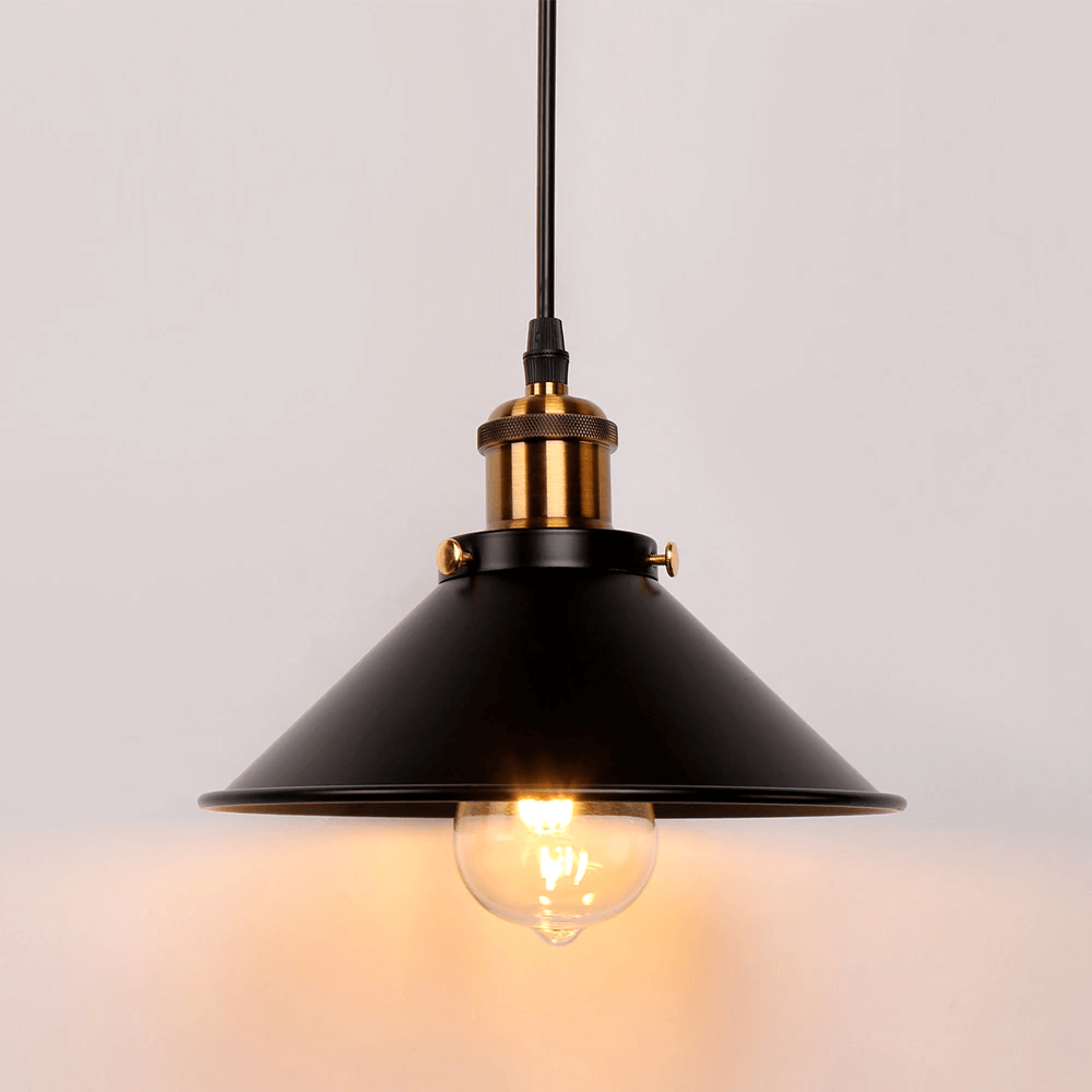Suspension Vintage BrassGlow – Design Rétro & Finition Laiton Antique