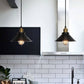 Suspension Vintage BrassGlow – Design Rétro & Finition Laiton Antique