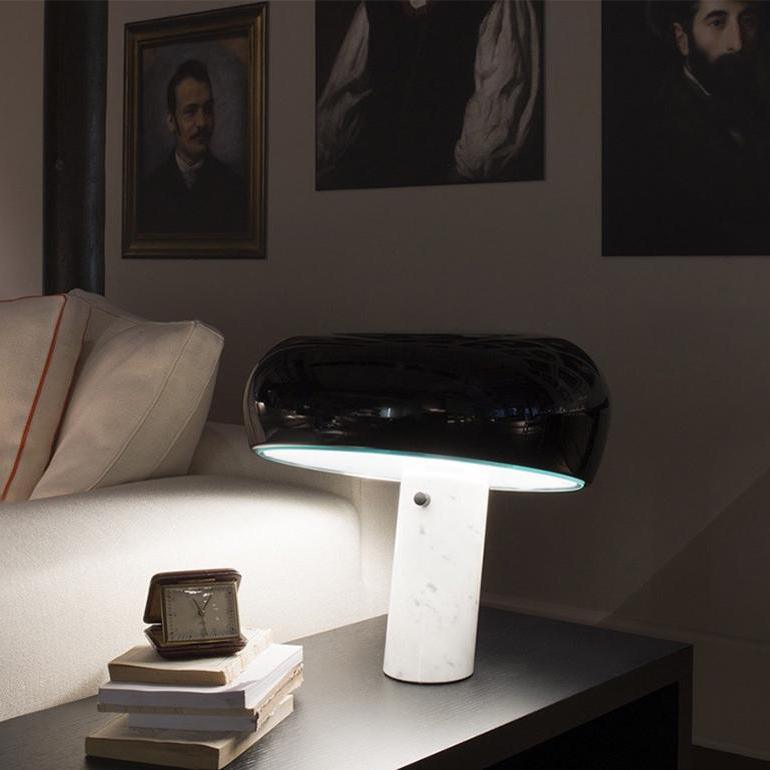 Lampe de Table MarbleGlow – Élégance en Marbre & Éclairage Chaleureux