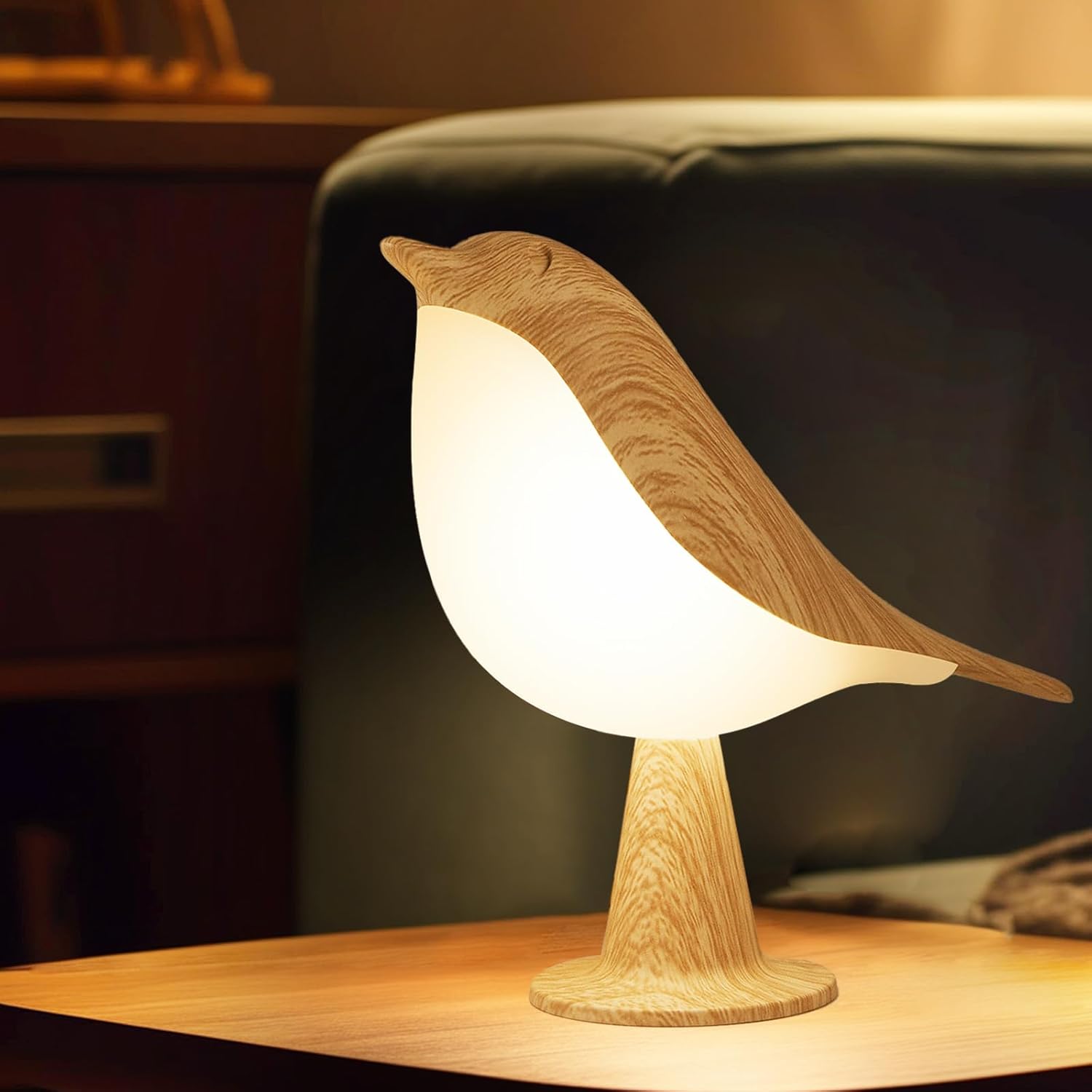 Lampe de Nuit OiseauLumi – Éclairage Chaleureux & Design Naturel
