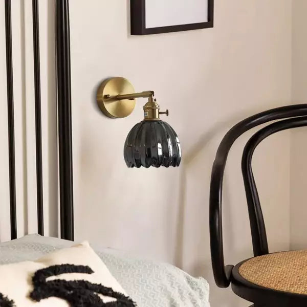 PetalShine - Lampe à Wand rétro en forme de fleur
