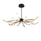Plafonnier Design LED Moderne - Éclairage Élégant pour Salon et Chambre, Aluminium, 8 et 12 Têtes