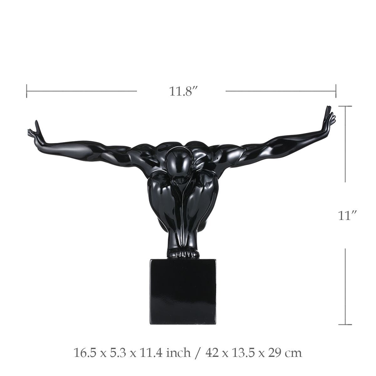 Statue Homme Noir