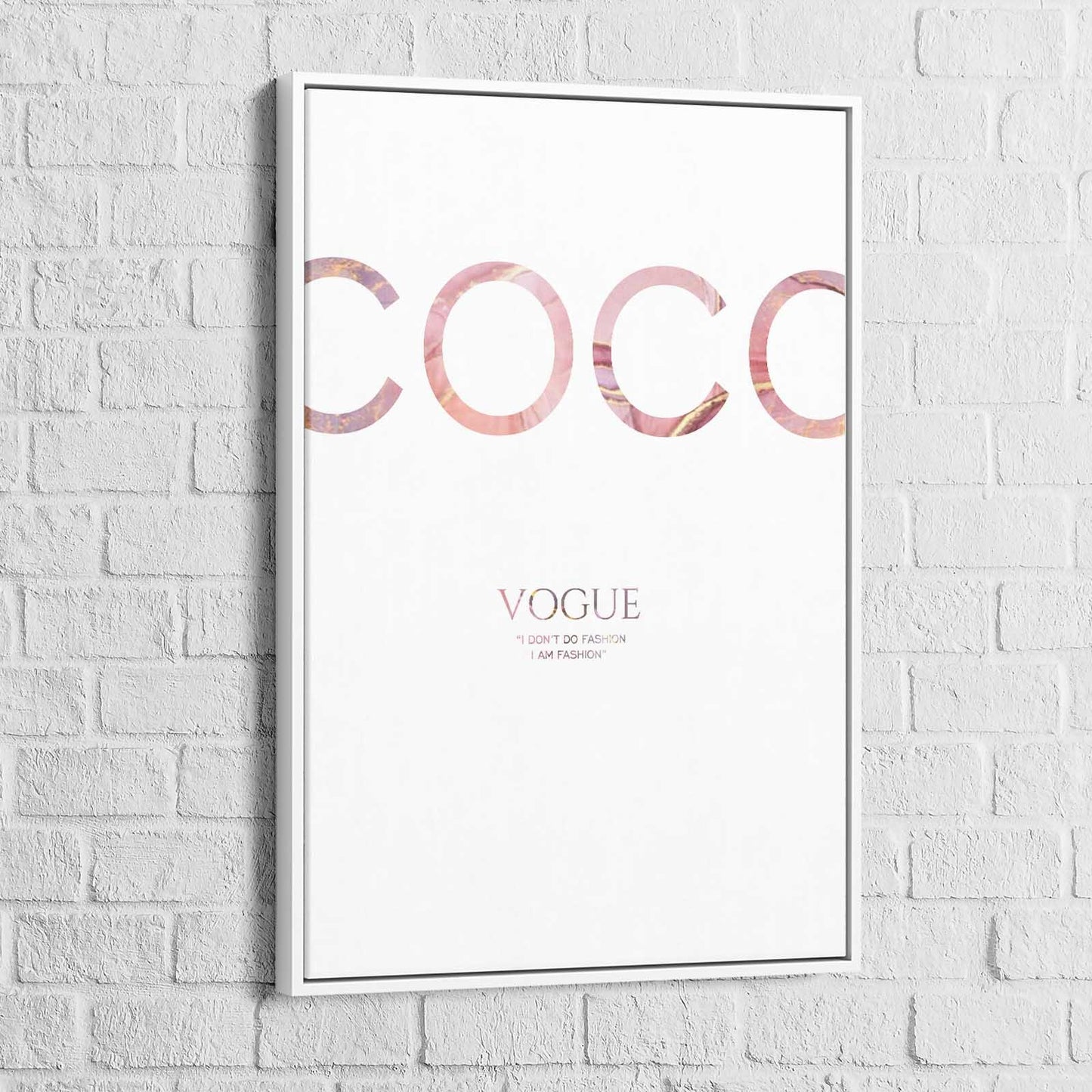Tableau Fashion Prada et Coco Chanel