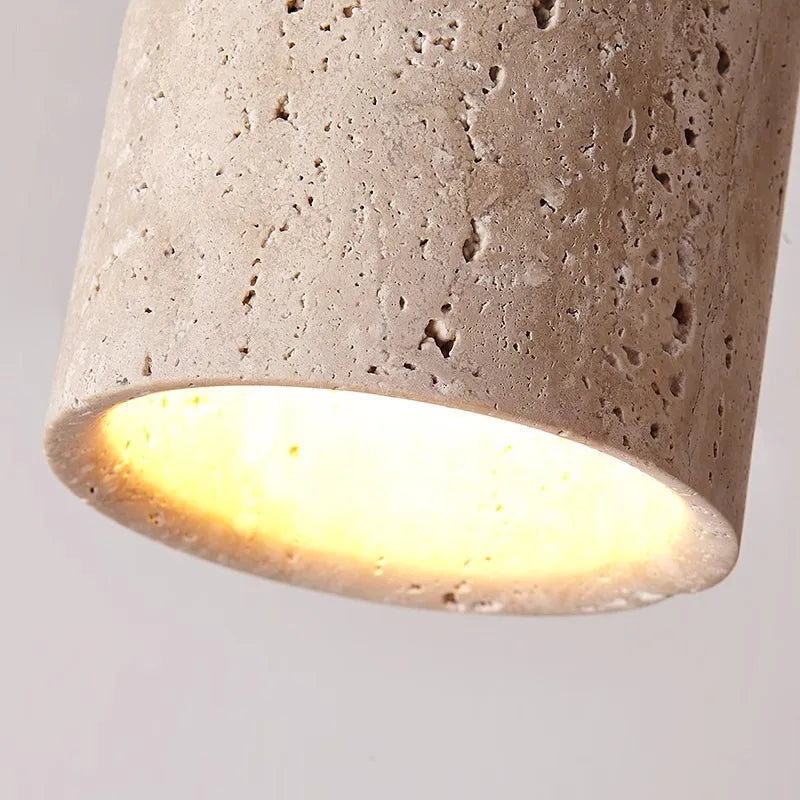 Lueur de Travertin - Lampe de plafond élégante pour cage d'escalier