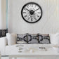 Horloge murale design style cassure 3D Effect