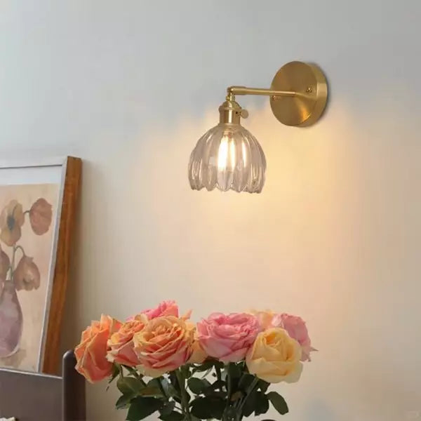 PetalShine - Lampe à Wand rétro en forme de fleur