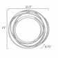 Monamon Round Rattan Mirror