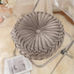 Coussin en Velours Rond en Forme de Citrouille | Coussin Tissé Doux pour Canapé et Chaise de Bureau | Housse Lavable, Coussin Décoratif pour Salon et Chambre