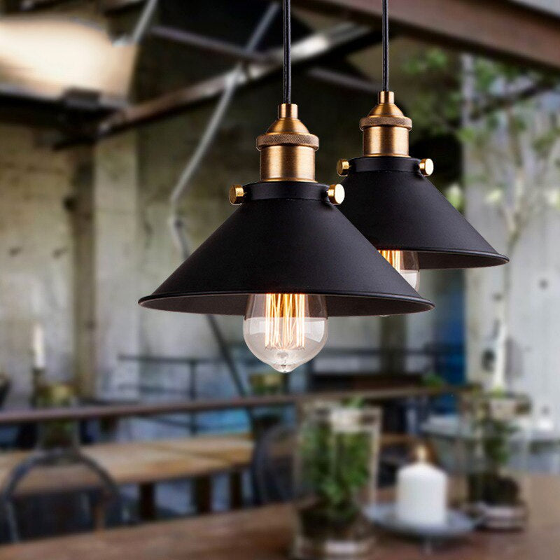 Suspension Vintage BrassGlow – Design Rétro & Finition Laiton Antique