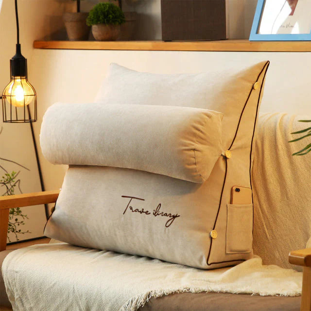 Coussin De Soutien Dorsal En Forme De Coin