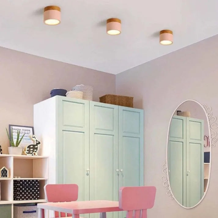 Plafonnier Cylindrique LED Nordic – Éclairage Moderne et Économique pour Couloir