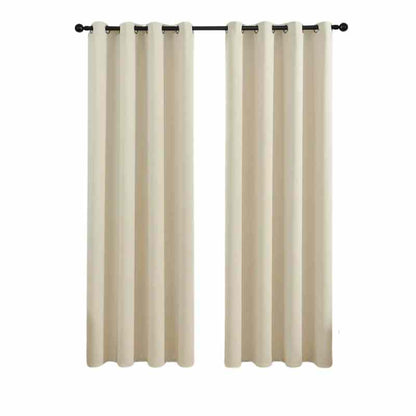 Rideaux beige occultants
