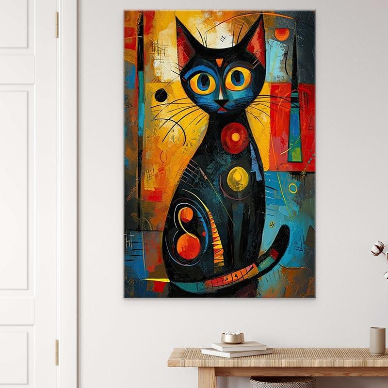 Tableau Chat Coloré
