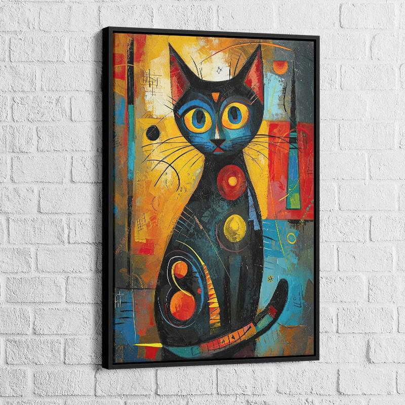 Tableau Chat Coloré