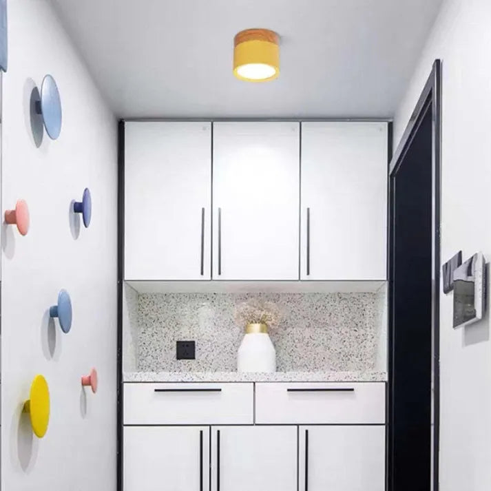 Plafonnier Cylindrique LED Nordic – Éclairage Moderne et Économique pour Couloir