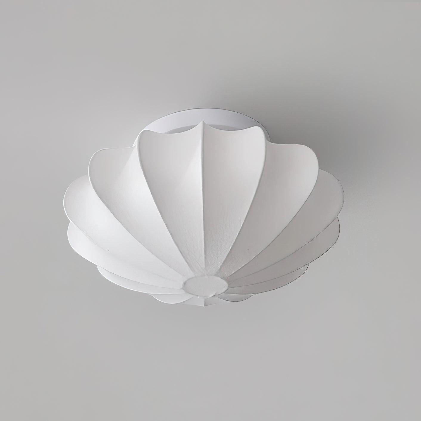 Plafonnier Design Inspiré des Coquillages - Éclairage Moderne en Métal et Polymères
