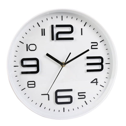 Horloge murale ronde design avec chiffres colorés 30cm Brief