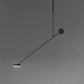 Plafonnier Led design nordique pour Tables basses de restaurant bureaux de chambre lampes suspendues noires luminaire de décoration de la maison