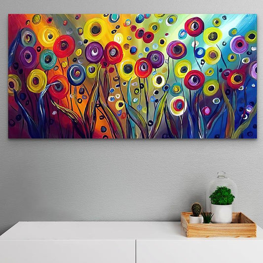 Tableau Fleur Abstraite