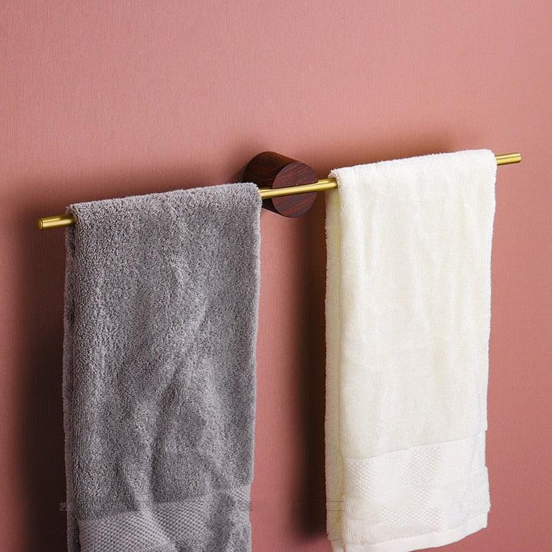 LuxeHang | Étagère à serviettes en métal moderne et élégante, mobile