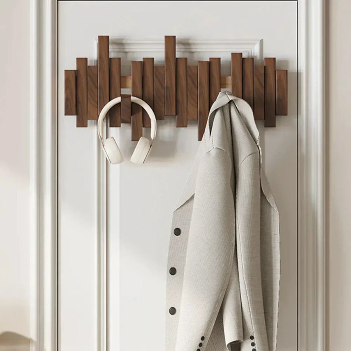 Porte-Manteau Mural WoodHarmonie – Design Élégant & Organisation Optimale